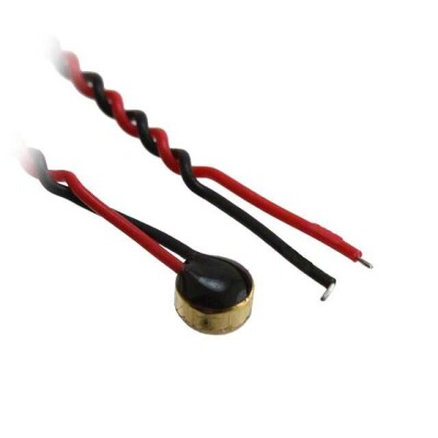 20 Hz ~ 20 kHz Analog Microphone Electret Condenser 2 V ~ 10 V Omnidirectional (-38dB ±3dB @ 94dB SPL) Wire Leads - 1