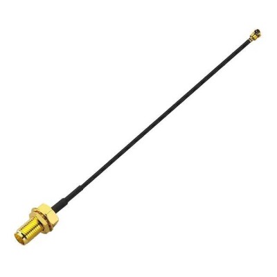 Cable Assembly Coaxial U.FL (UMCC), I-PEX MHF1 to SMA 1.13mm OD Coaxial Cable 3.937