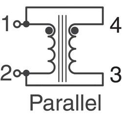 Unshielded 2 Coil Inductor Array 396.9µH Inductance - Connected in Series 99.23µH Inductance - Connected in Parallel 302mOhm Max DC Resistance (DCR) - Parallel 920mA Nonstandard - 4