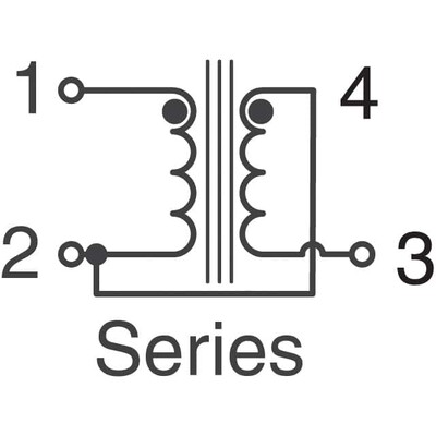 Unshielded 2 Coil Inductor Array 396.9µH Inductance - Connected in Series 99.23µH Inductance - Connected in Parallel 302mOhm Max DC Resistance (DCR) - Parallel 920mA Nonstandard - 5