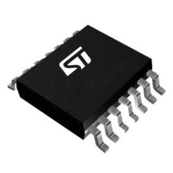 Comparator Standard (General Purpose) CMOS, DTL, ECL, MOS, Open-Collector, TTL 14-TSSOP - STMicroelectronics