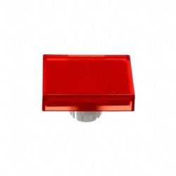 Configurable Switch Lens Red Rectangular - EAO