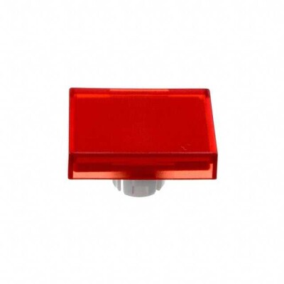 Configurable Switch Lens Red Rectangular - 1