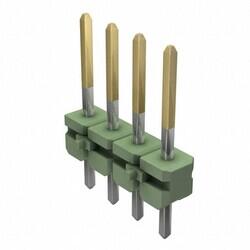 Connector Header Through Hole 4 position 0.100
