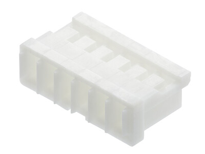 3 Rectangular Connectors - Housings Receptacle Natural 0.059