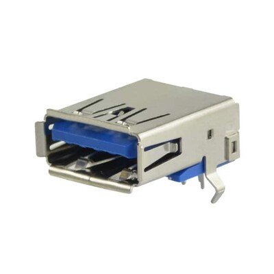 CONN RCPT USB3.0 TYPEA 9POS R/A - 1