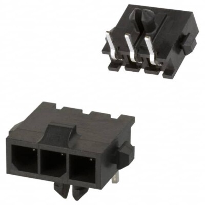 Connector Header Through Hole, Right Angle 3 position 0.118