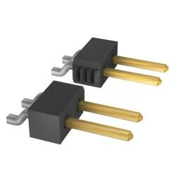 Connector Header Surface Mount, Right Angle 6 position 0.100