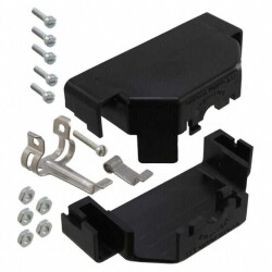 Connector Backshell For DL Series Plastic, DL3, DLM3 - ITT Cannon, LLC