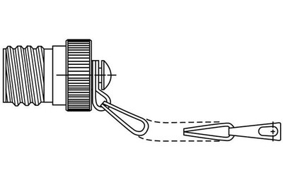 Connector Cap (Cover), Protective 15 Olive - 1