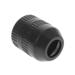 Connector Compression Nut 6, 9, 24 Black - TE Connectivity Deutsch Connectors