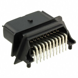 Connector Header Through Hole, Right Angle 20 position 0.138