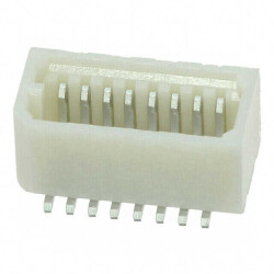 16 Position Connector Header, Outer Shroud Contacts Surface Mount Tin - Molex