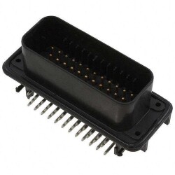 Connector Header Panel Mount, Through Hole, Right Angle 35 position 0.157