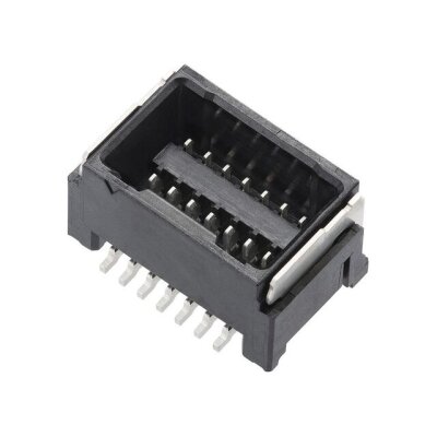 Connector Header 1.25W/B DL PLG ASSY 8P BLK W/O C - 1