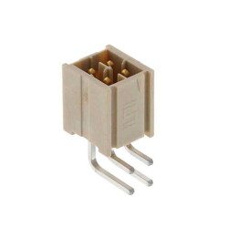 Connector Header Through Hole, Right Angle 4 position 0.100