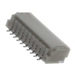 Connector Header Surface Mount, Right Angle 10 position 0.039