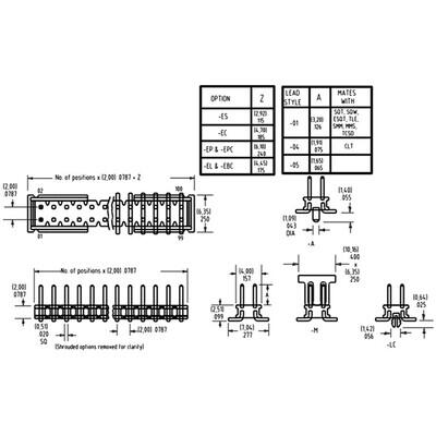 Connector Header Surface Mount 10 position 0.079