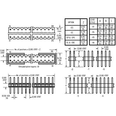 Connector Header Surface Mount 10 position 0.079