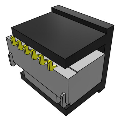 Connector Header Surface Mount 6 position 0.039