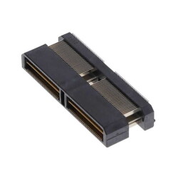 120 Position Connector Header, Outer Shroud Contacts Surface Mount Gold - Samtec Inc.