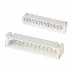Connector Header Surface Mount, Right Angle 12 position 0.079