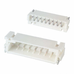 Connector Header Surface Mount, Right Angle 8 position 0.079