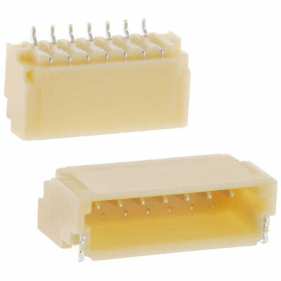 Connector Header Surface Mount, Right Angle 7 position 0.039