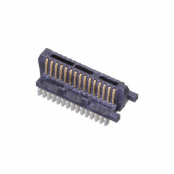 30 Position Connector Header, Center Strip Contacts Surface Mount Gold - Samtec Inc.