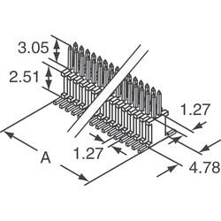 Connector Header Surface Mount 10 position 0.050