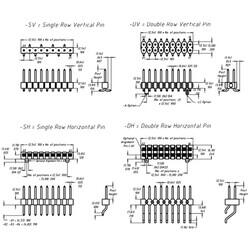 Connector Header Surface Mount 10 position 0.100