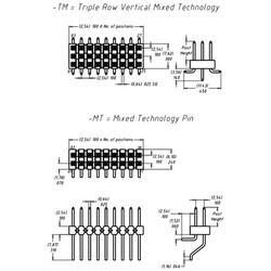 Connector Header Surface Mount 10 position 0.100