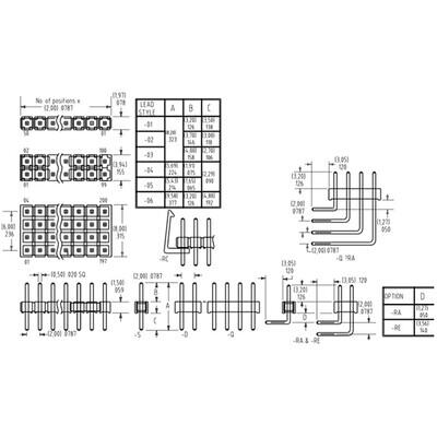 Connector Header Surface Mount 12 position 0.079