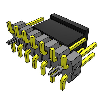 Connector Header Surface Mount 14 position 0.100