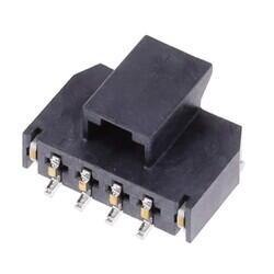 Connector Header Surface Mount, Right Angle 4 position 0.098