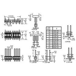 Connector Header Surface Mount 20 position 0.050