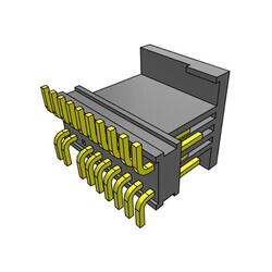 Connector Header Surface Mount 20 position 0.050