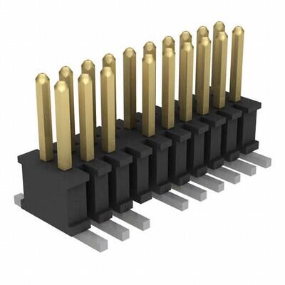 Connector Header Surface Mount 20 position 0.050