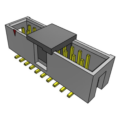 Connector Header Surface Mount 20 position 0.100