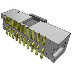 Connector Header Surface Mount 20 position 0.100