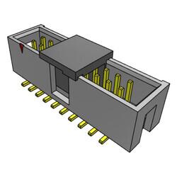 Connector Header Surface Mount 20 position 0.100