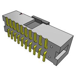 Connector Header Surface Mount 20 position 0.100