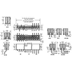 Connector Header Surface Mount 20 position 0.100