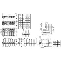 Connector Header Surface Mount 26 position 0.079
