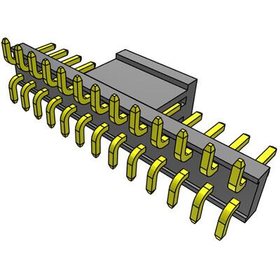 Connector Header Surface Mount 26 position 0.079