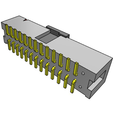 Connector Header Surface Mount 26 position 0.100