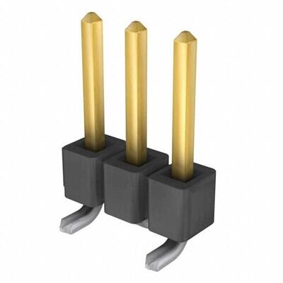 Connector Header Surface Mount 3 position 0.100