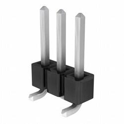 Connector Header Surface Mount 3 position 0.100