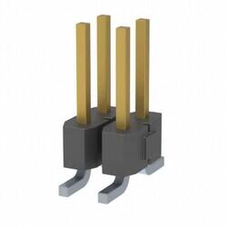 Connector Header Surface Mount 4 position 0.100