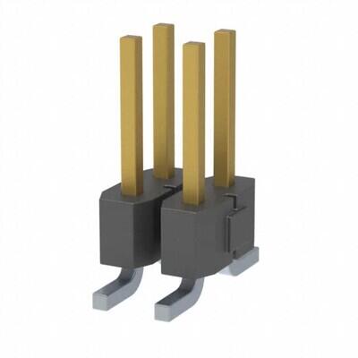 Connector Header Surface Mount 4 position 0.100
